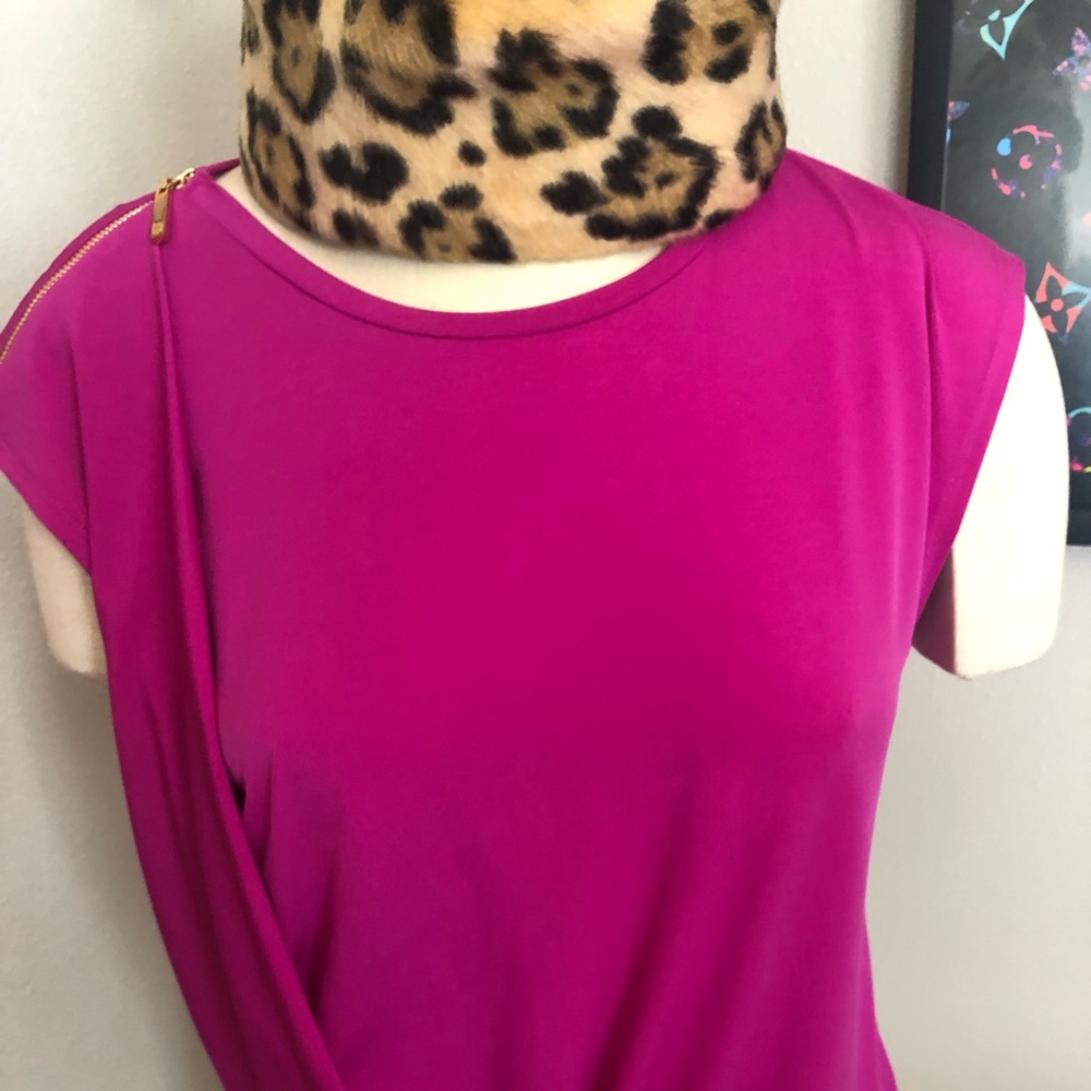 Ivanka Trump hot pink top